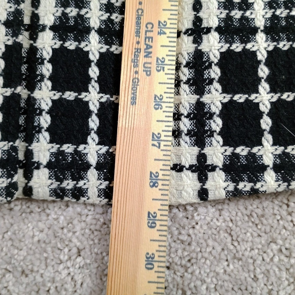 Requirements Plaid Tweed Coat Jacket Womens 8 Preppy Y2K Old Money Preppy - Picture 11 of 11